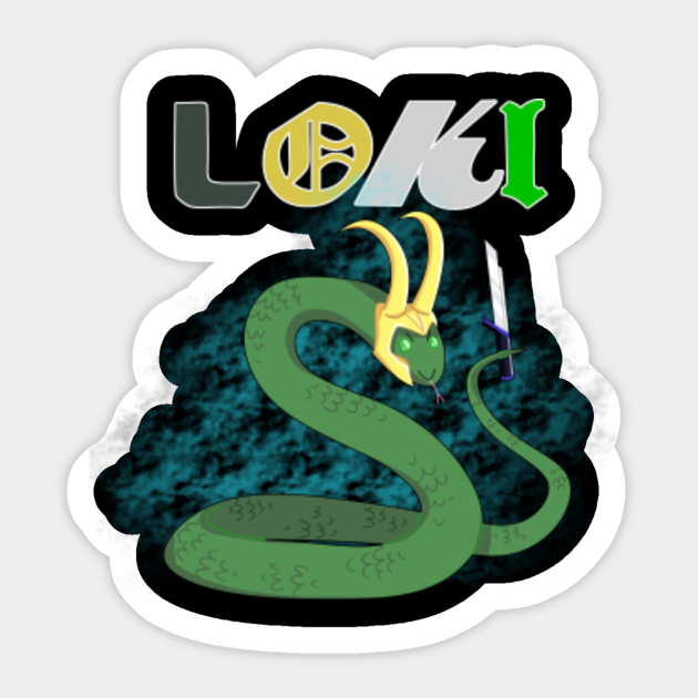 loki marvel sticker teepublic